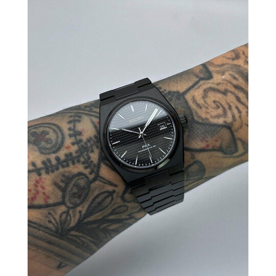 Custom Seiko Mod • Full Black PRX • 40mm